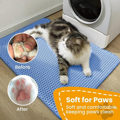 Cat Litter Mat Double Layer Pet