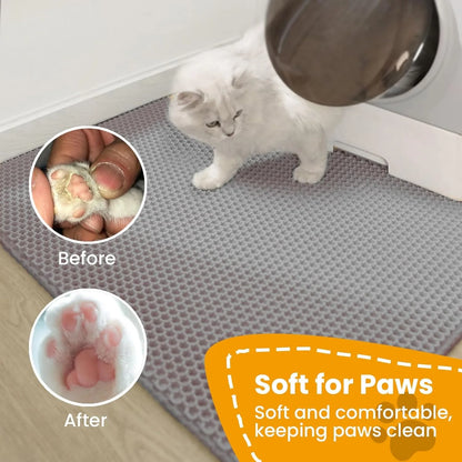 Cat Litter Mat Double Layer Pet