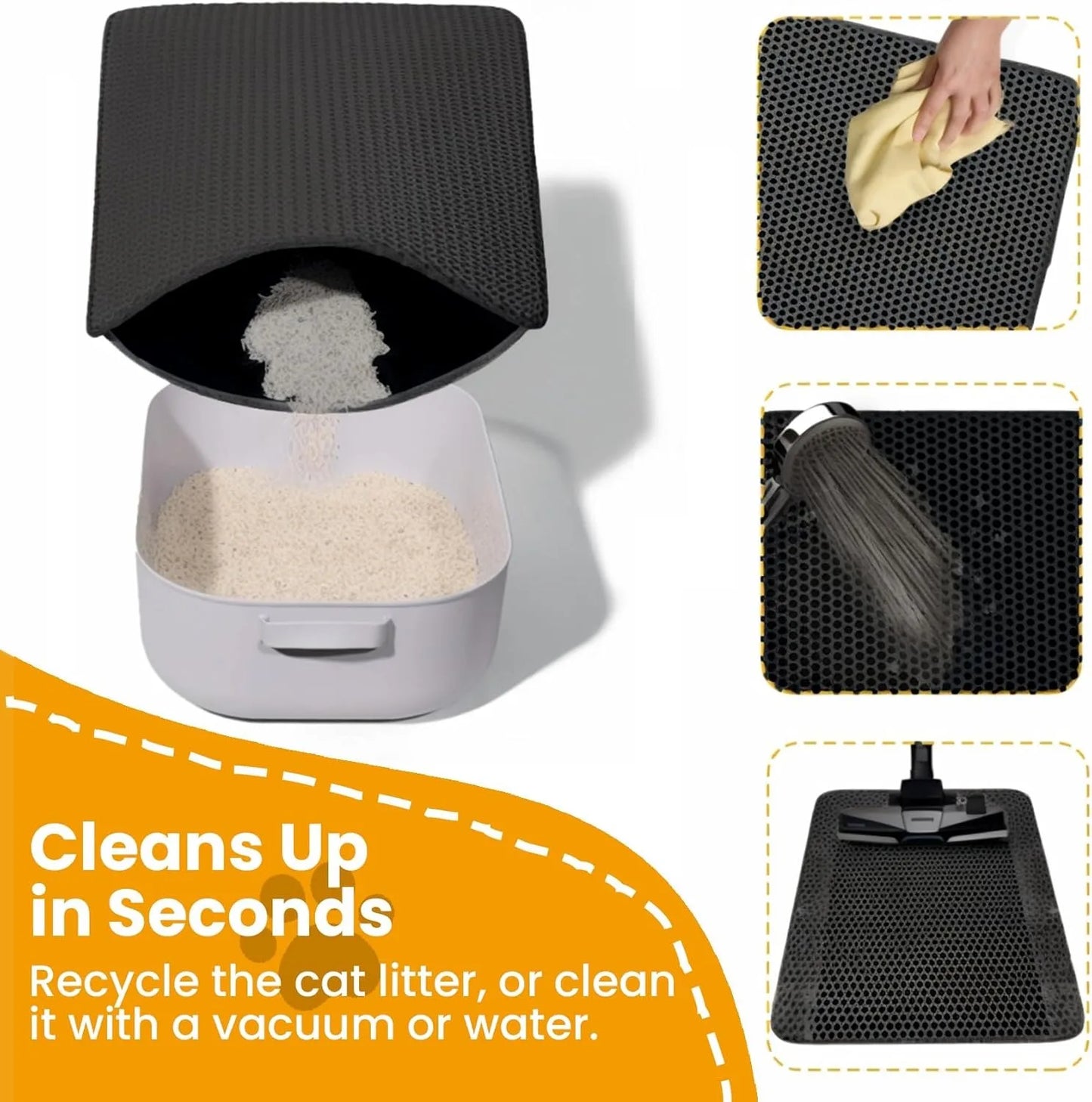 Cat Litter Mat Double Layer Pet