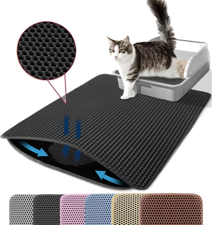 Cat Litter Mat Double Layer Pet